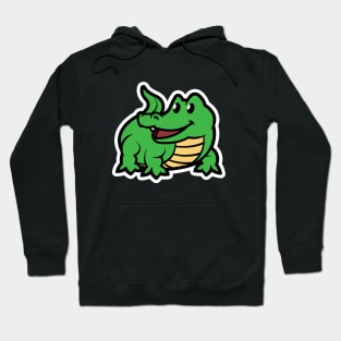 Crocodile Cartoon Animal Cartoon Island Hoodie